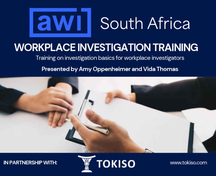 AWI South Africa Workplace Investigations Training