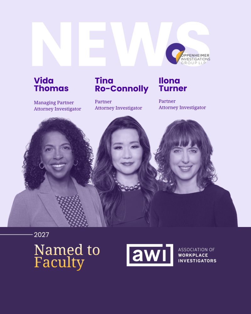 Vida Thomas, Tina Ro-Connolly and Ilona Turner named to 2027 AWI Training Institute Faculty
